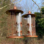 Set Of Two Seed, Nut And Fatball Bird Feeders, thumbnail 1 of 9