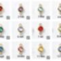 Personalised Name And Gemstone Bracelet, thumbnail 6 of 6