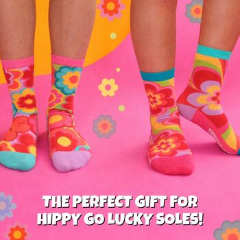 United Oddsocks Flower Power Ladies Gift Set, 4 of 8