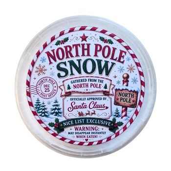 North Pole Snow Candy Floss Stocking Filler, 5 of 6