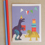 Mini Greetings Card Pack Of 10 Animals, thumbnail 7 of 11