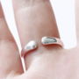 Sterling Silver Little Cat Ring, thumbnail 4 of 6