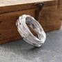 Wrapped Contemporary Sterling Silver Ring, thumbnail 1 of 3