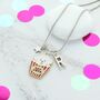 Popcorn Puppy Kids Personalised Necklace, thumbnail 1 of 2