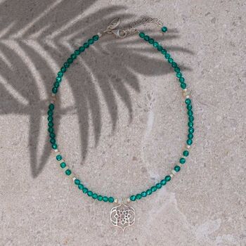 Sevilla Dream Green Onyx Anklet, 2 of 8