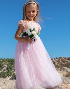 Audrey In Pink ~ Party Or Flower Girl Dress, 3 of 5