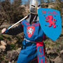 Personalised Wooden Swords, Shields And Tabards In Lots Of Colours, thumbnail 1 of 5