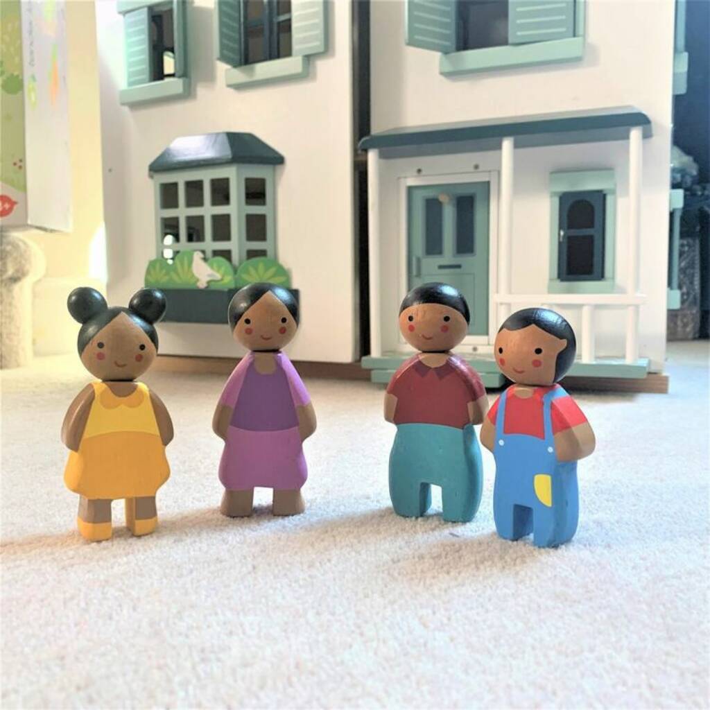 Wooden Sunny Doll Family, 1 of 4