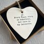 Every Love Story Valentine's Day Hanging Ceramic Heart, thumbnail 3 of 3