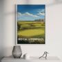 Royal Liverpool Golf Course Poster – Golf Wall Art Print | Gift For Golfers, Dad, Husband, Golf Gift For Him, thumbnail 1 of 2