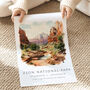 Zion National Park Travel Print, thumbnail 3 of 7