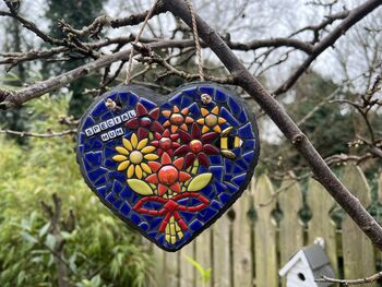 Special Mum Mosaic Hanging Heart, 2 of 3