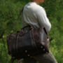 Classic Traveller Genuine Leather Holdall, thumbnail 5 of 8