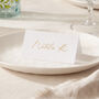 Autograph Foiled Wedding Place Name Cards, thumbnail 1 of 2