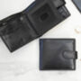 Personalised Men's Leather Wallet Notecase Rfid Safe, thumbnail 2 of 7
