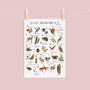 The A To Z Of The Woodland Print, thumbnail 3 of 6