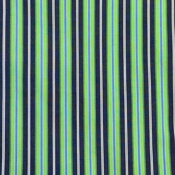 Men's 'Green Flash' Stripe Crisp Cotton Pyjama Set, 4 of 4