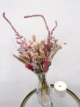 Dried Flower Bouquet Antique Pink, 3 of 3