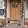 Pre Lit Autumn And Christmas Wreath And Garland, thumbnail 3 of 5