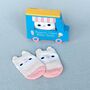 Pink Owl Organic Cotton Baby Socks, thumbnail 1 of 4