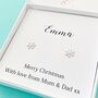 Personalised Sterling Silver Snowflake Earrings, thumbnail 1 of 3