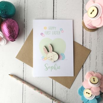Personalised Baby's First Easter Card, 3 of 4