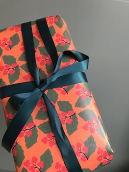 Holly Christmas Wrapping Paper, 4 of 7