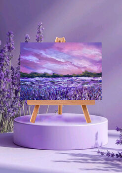 Lavender Haze Acrylic Painting Kit With Video Tutorial, 6 of 8