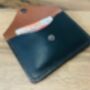 Black And Brown Handmade Leather Card Wallet, thumbnail 4 of 9