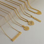 Personalised Handwriting Horizontal Bar Necklace, thumbnail 3 of 5