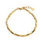 Gold Plated Nugget Bracelet, thumbnail 2 of 5