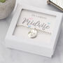 Personalised Bracelet For Midwife With Birthstone, thumbnail 1 of 6