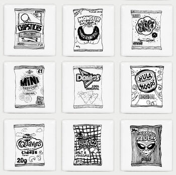 Crisp Packets Illustrated Wall Art Small, 2 of 7