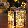 G Decor Clear Christmas Present With L.E.Ds, thumbnail 1 of 4
