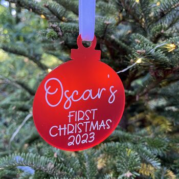 First Christmas As Big Brother / Big Sister Decoration, 4 of 6