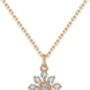 Gold Plated Dainty Flower Floral Necklace, thumbnail 2 of 5