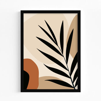 Warm Leaves 01 Tropical Boho Art Print By Palm & Wild ...