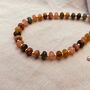 Indian Agate Beaded Necklace, thumbnail 3 of 5