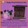 Enlightened Branches Mango Wood Oil Burner Box, thumbnail 1 of 6