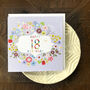 Floral 18th Birthday Card, thumbnail 3 of 5