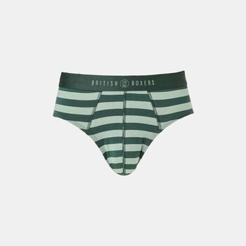 Men's 'Forest Berry' Four Pack Bamboo Briefs, 4 of 5