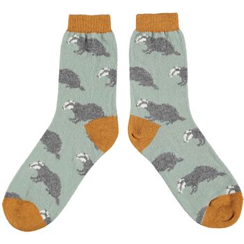 Soft Lambswool Ankle Socks For Women, 9 of 12