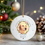 Personalised Pet Photo Christmas Memorial Bauble, thumbnail 5 of 5