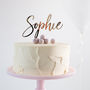 Classic Personalised Acrylic Cake Topper, thumbnail 1 of 8