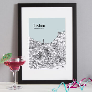 Personalised Lisbon Print, 9 of 10