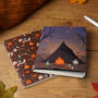 Set Of Two Camping Themed A6 Lined Paper Notebooks, thumbnail 1 of 3