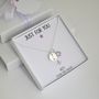 Sterling Silver Crystal Initial Birthstone Necklace, thumbnail 2 of 6