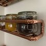 Handmade Copper Kitchen Shelves, With Storage Jars, thumbnail 6 of 8