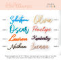Personalised Acrylic Name Cake Topper Charm, thumbnail 5 of 7