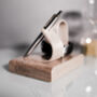 Luxury Ash Single Watch Stand With Pen Holder, thumbnail 6 of 7